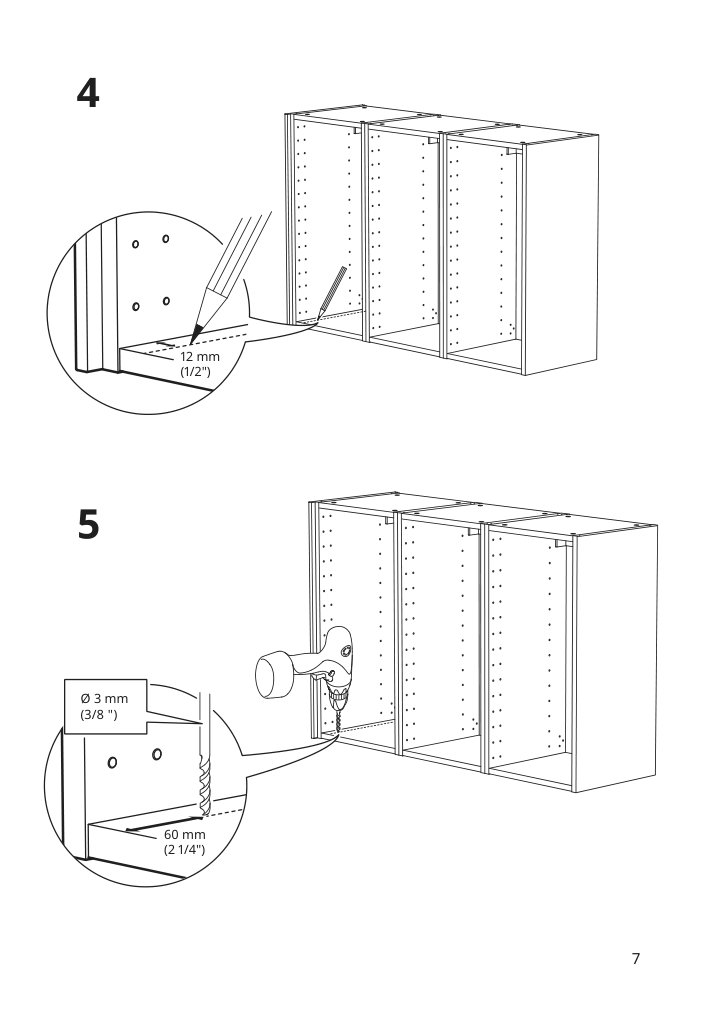 Assembly instructions for IKEA Stensund contoured deco strip beige | Page 7 - IKEA STENSUND contoured deco strip 304.531.70