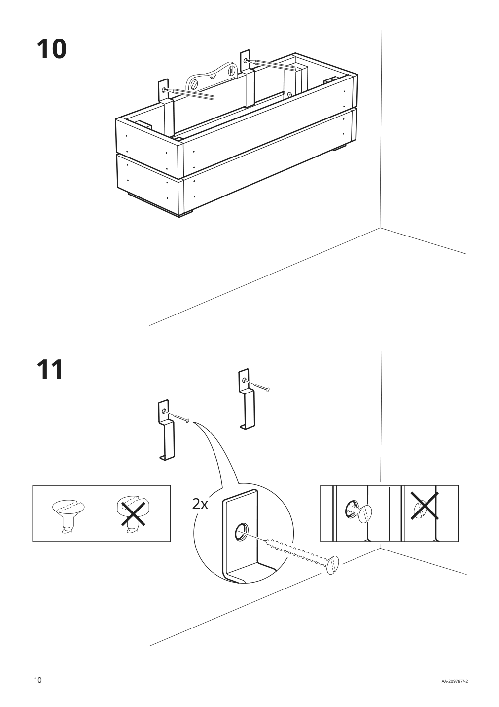 Assembly instructions for IKEA Stjaernanis flower box outdoor acacia | Page 10 - IKEA STJÄRNANIS flower box 305.607.16