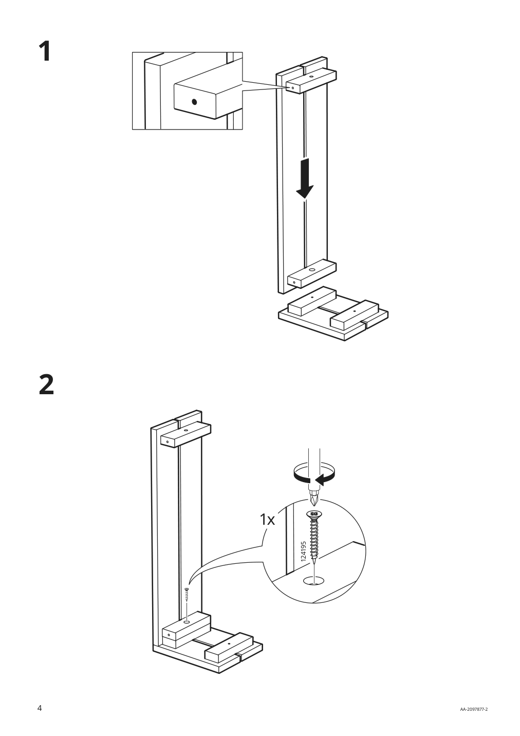 Assembly instructions for IKEA Stjaernanis flower box outdoor acacia | Page 4 - IKEA STJÄRNANIS flower box 305.607.16