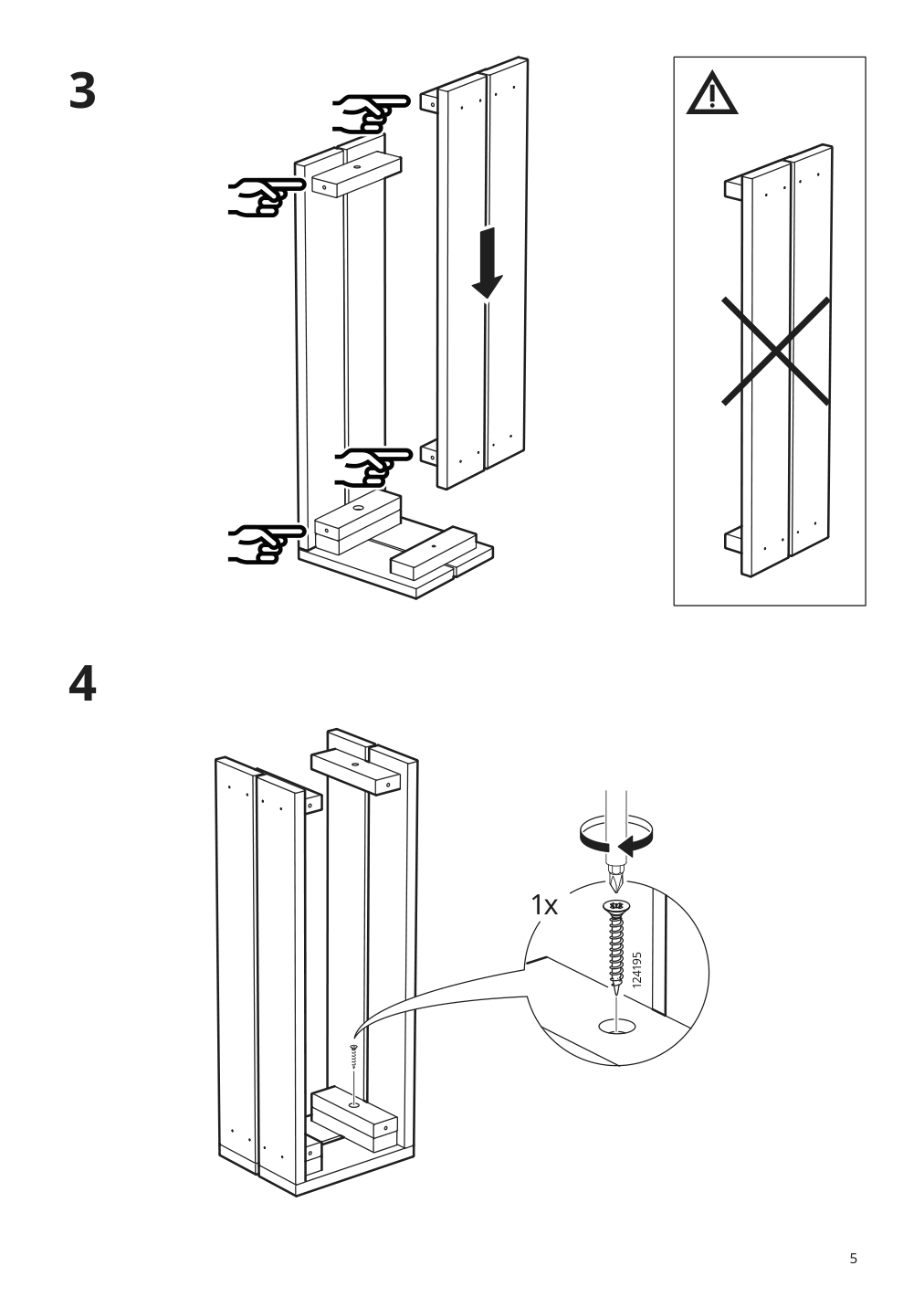 Assembly instructions for IKEA Stjaernanis flower box outdoor acacia | Page 5 - IKEA STJÄRNANIS flower box 305.607.16