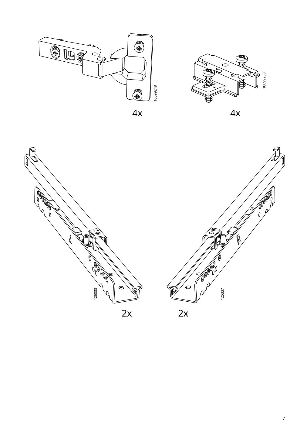 Assembly instructions for IKEA Stockholm cabinet with 2 drawers walnut veneer | Page 7 - IKEA STOCKHOLM cabinet with 2 drawers 802.397.24