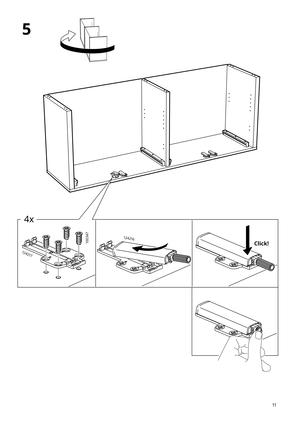 Assembly instructions for IKEA Stockholm sideboard walnut veneer | Page 11 - IKEA STOCKHOLM sideboard 402.397.21