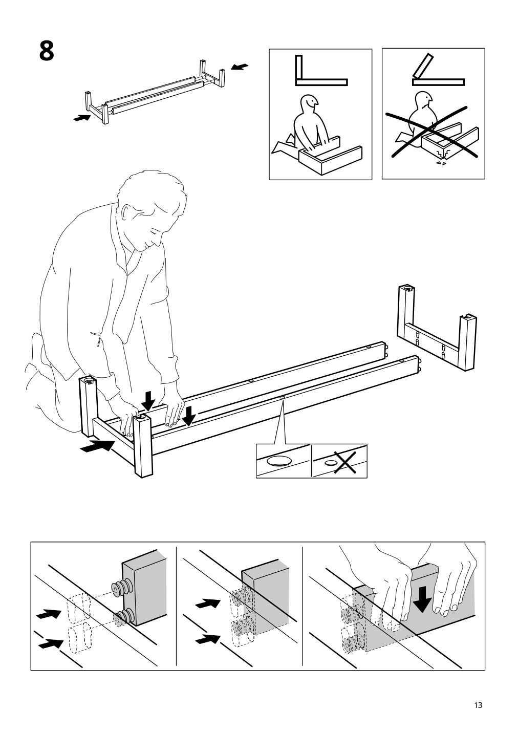 Assembly instructions for IKEA Stockholm sideboard walnut veneer | Page 13 - IKEA STOCKHOLM sideboard 402.397.21