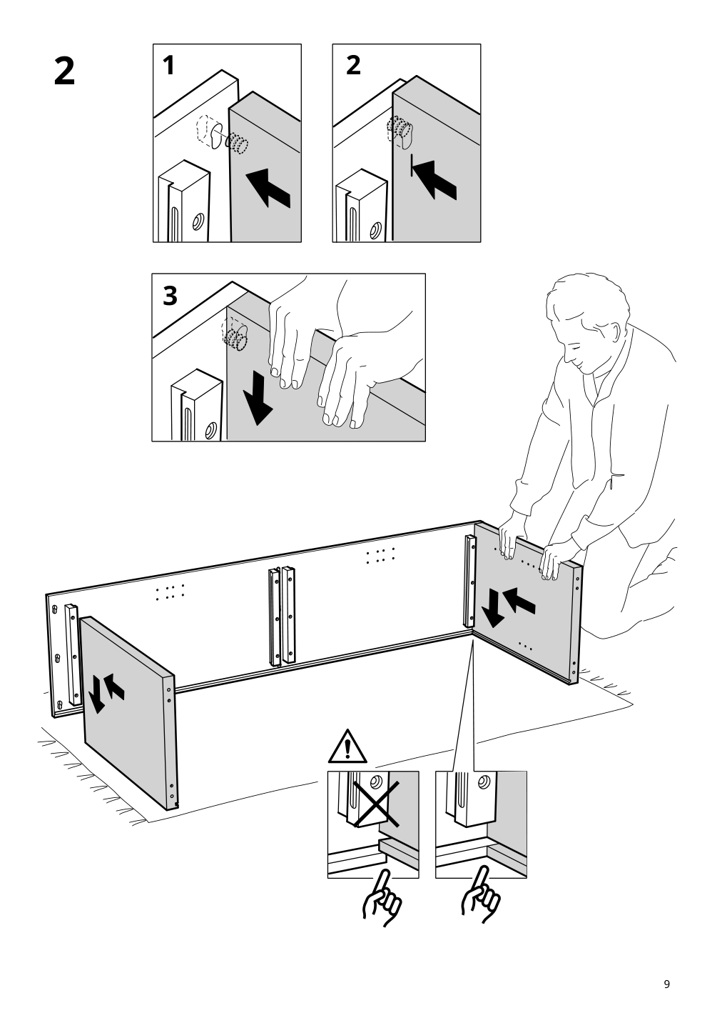 Assembly instructions for IKEA Stockholm sideboard walnut veneer | Page 9 - IKEA STOCKHOLM sideboard 402.397.21