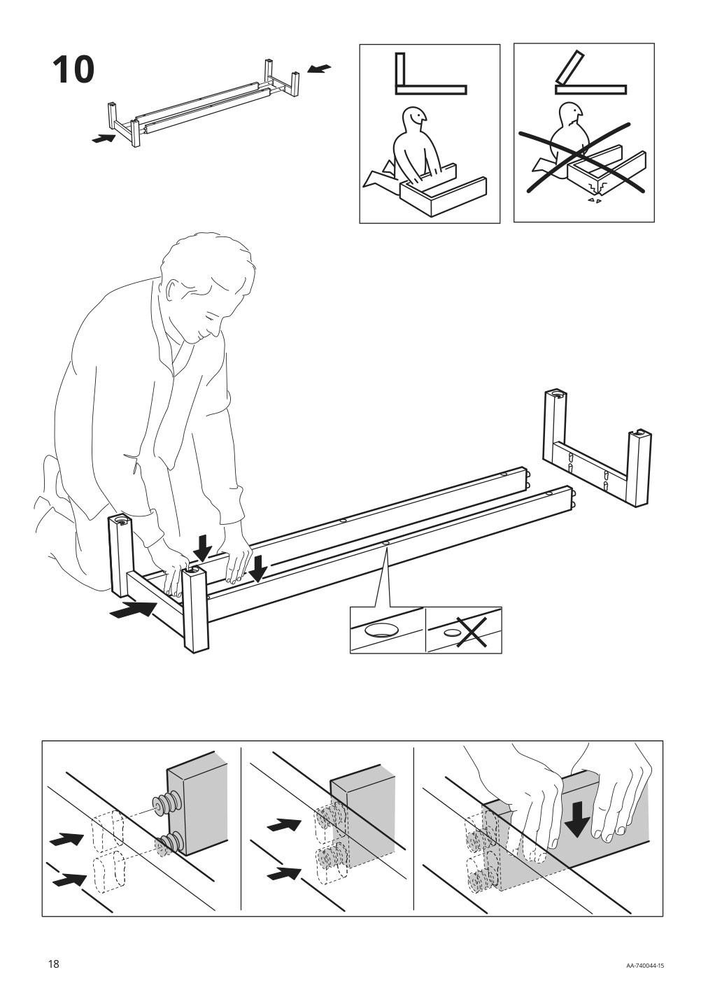 Assembly instructions for IKEA Stockholm tv unit walnut veneer | Page 18 - IKEA STOCKHOLM TV unit 605.662.36