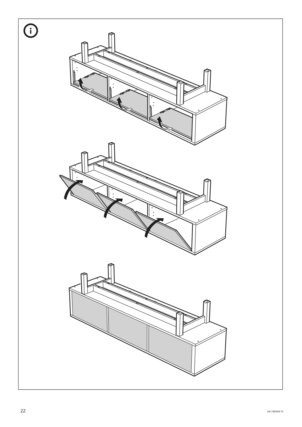 Assembly instructions for IKEA Stockholm tv unit walnut veneer | Page 22 - IKEA STOCKHOLM TV unit 605.662.36