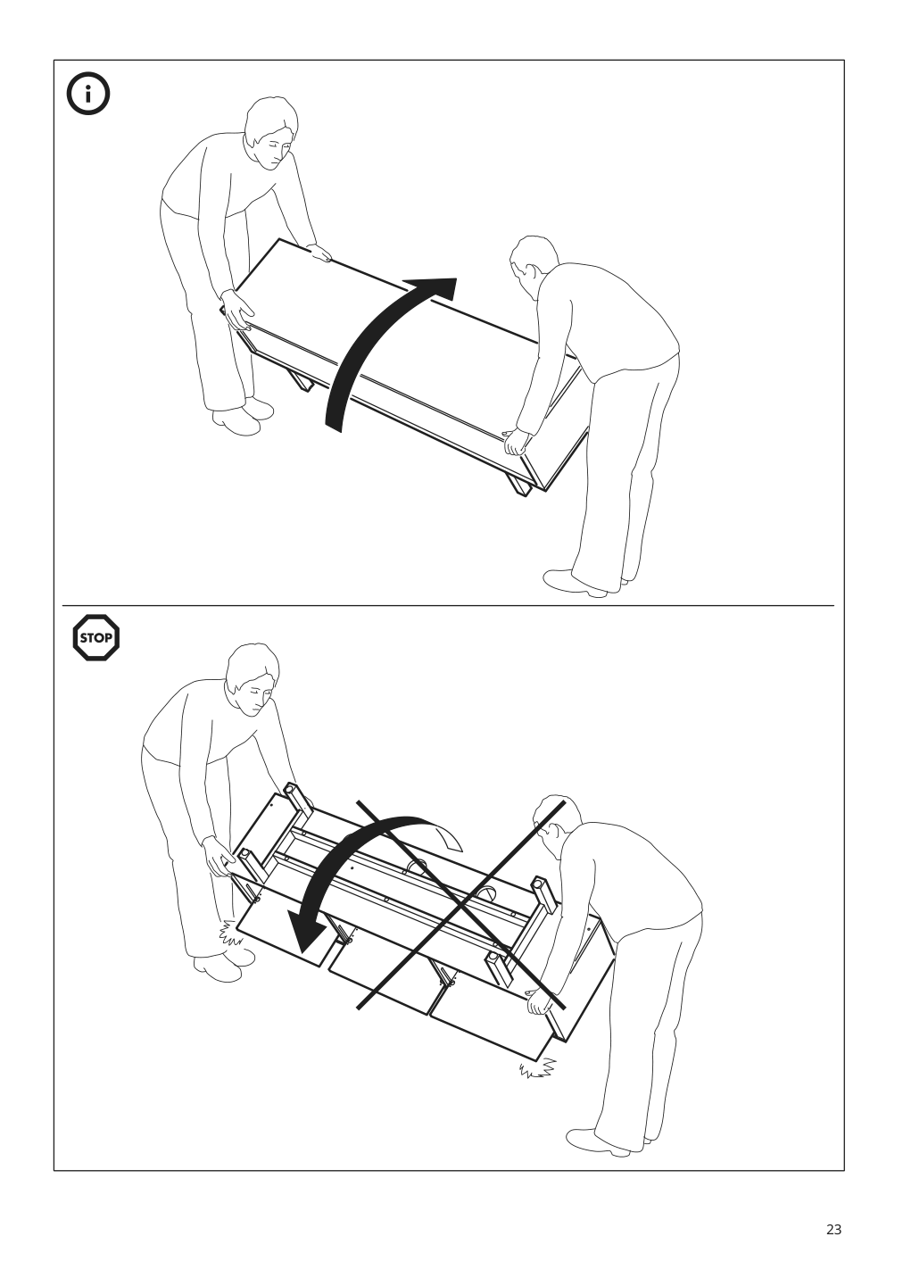 Assembly instructions for IKEA Stockholm tv unit walnut veneer | Page 23 - IKEA STOCKHOLM TV unit 605.662.36