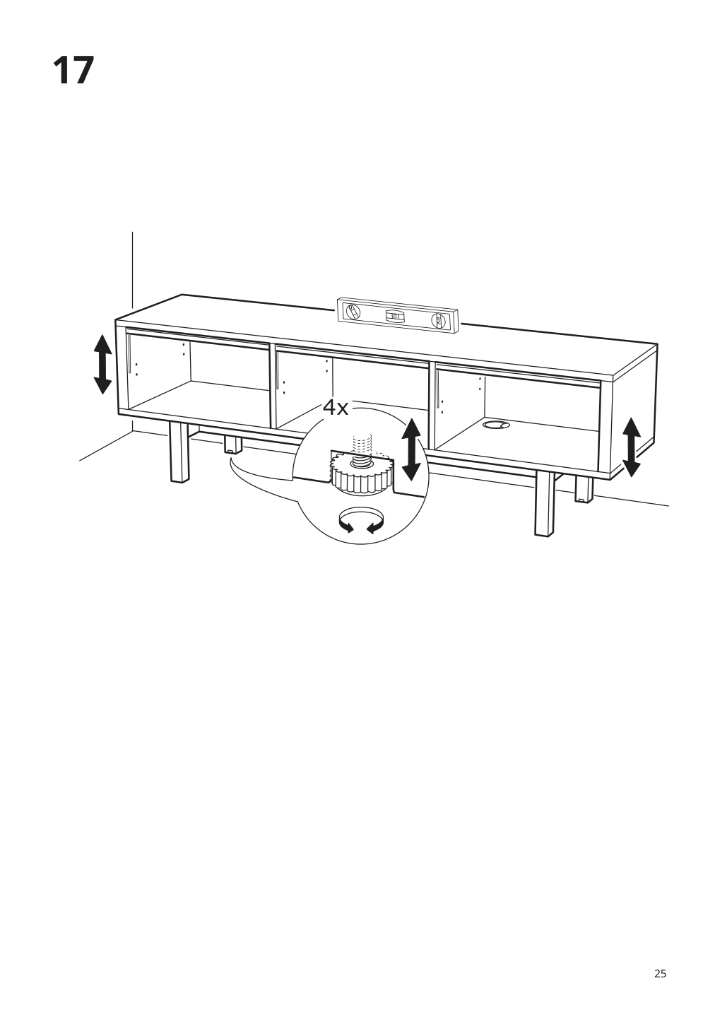 Assembly instructions for IKEA Stockholm tv unit walnut veneer | Page 25 - IKEA STOCKHOLM TV unit 605.662.36