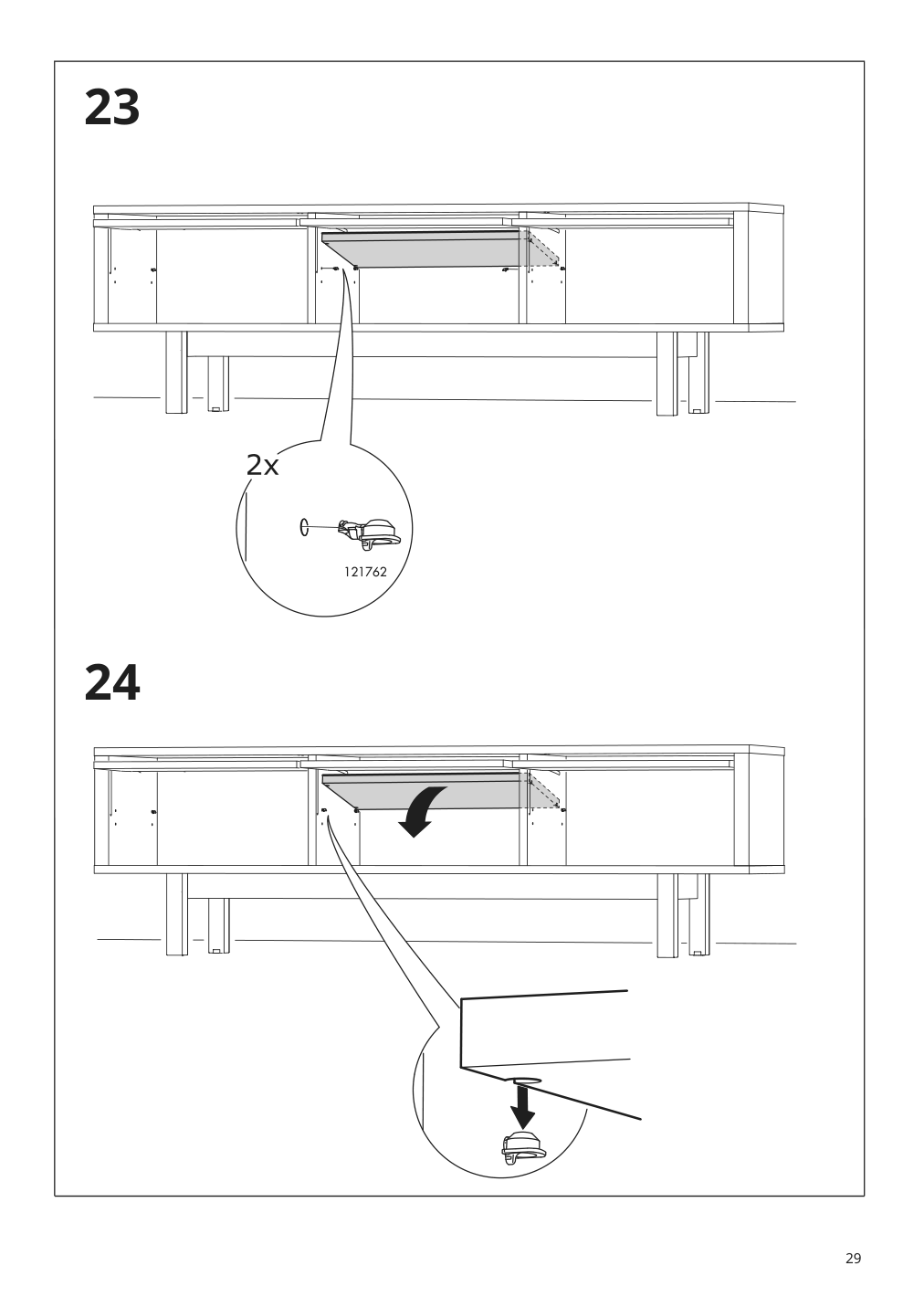 Assembly instructions for IKEA Stockholm tv unit walnut veneer | Page 29 - IKEA STOCKHOLM TV unit 605.662.36