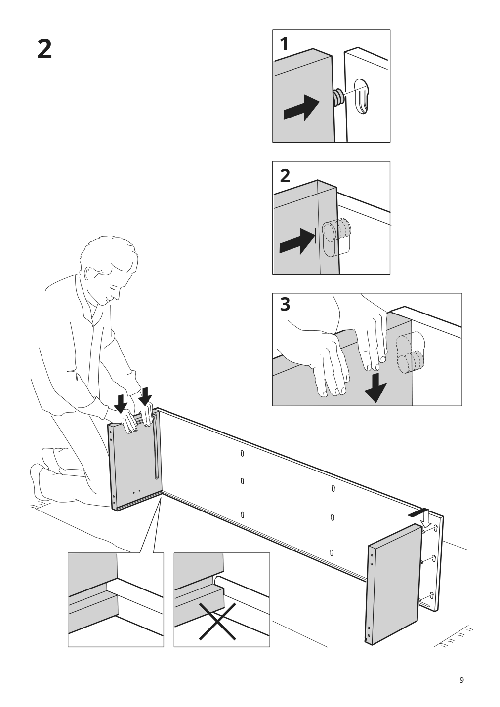 Assembly instructions for IKEA Stockholm tv unit walnut veneer | Page 9 - IKEA STOCKHOLM TV unit 605.662.36