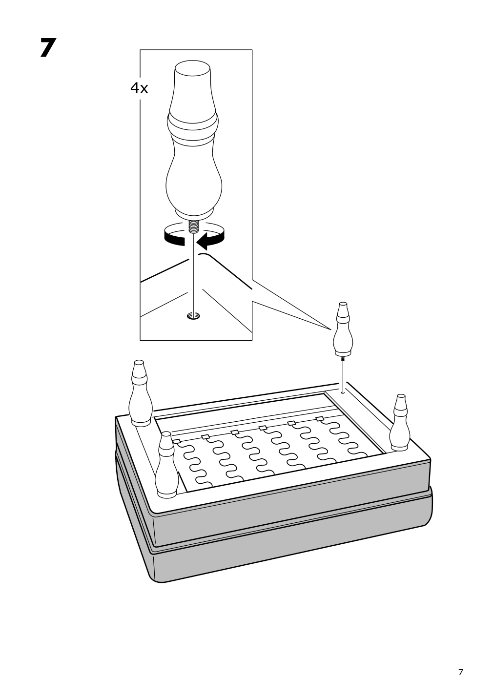 Assembly instructions for IKEA Stocksund cover for ottoman ljungen beige | Page 7 - IKEA STOCKSUND cover for ottoman 902.820.57