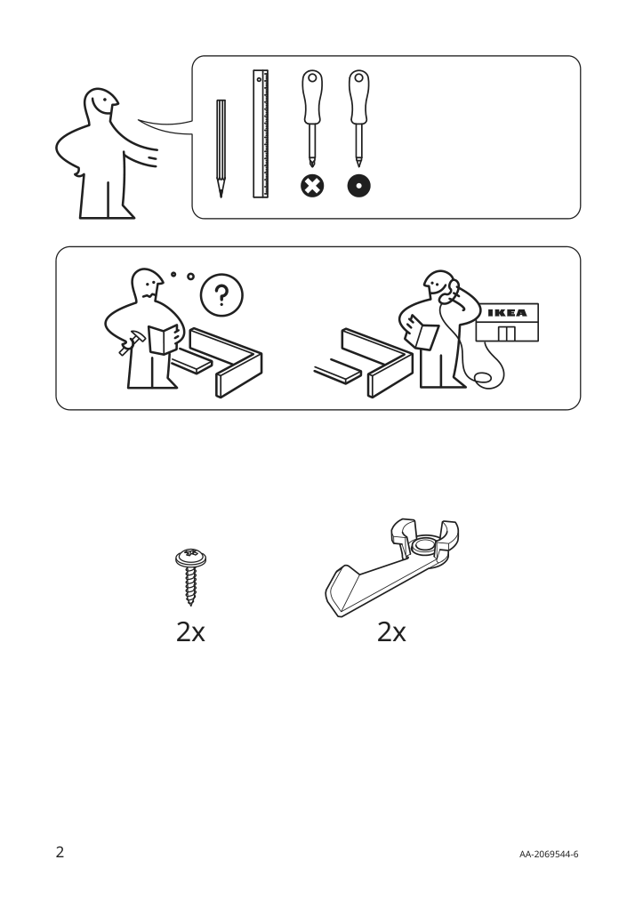 Assembly instructions for IKEA Stoetta led cabinet lighting strip w sensor battery operated white | Page 2 - IKEA STÖTTA LED cabinet lighting strip w sensor 903.600.93