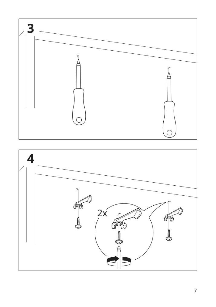 Assembly instructions for IKEA Stoetta led cabinet lighting strip w sensor battery operated white | Page 7 - IKEA STÖTTA LED cabinet lighting strip w sensor 903.600.93