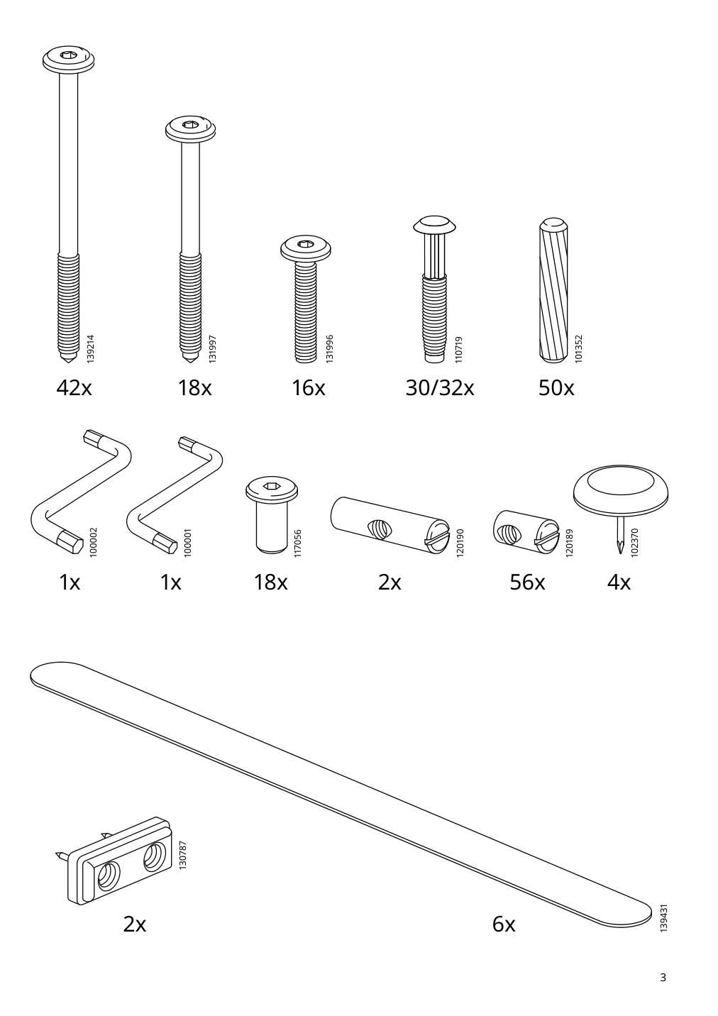 Assembly instructions for IKEA Stora loft bed frame black | Page 3 - IKEA STORÅ loft bed frame 001.608.66