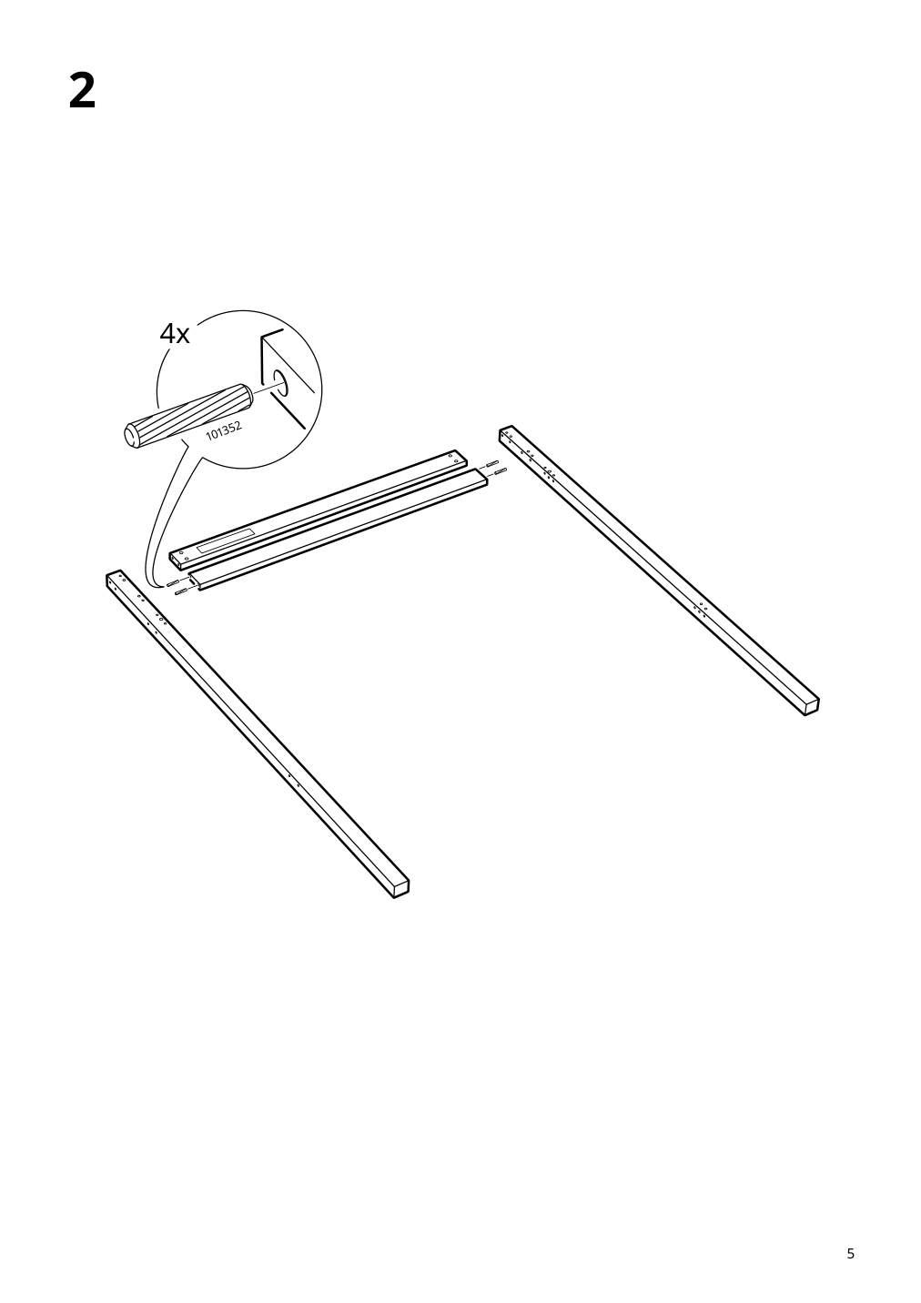 Assembly instructions for IKEA Stora loft bed frame black | Page 5 - IKEA STORÅ loft bed frame 001.608.66