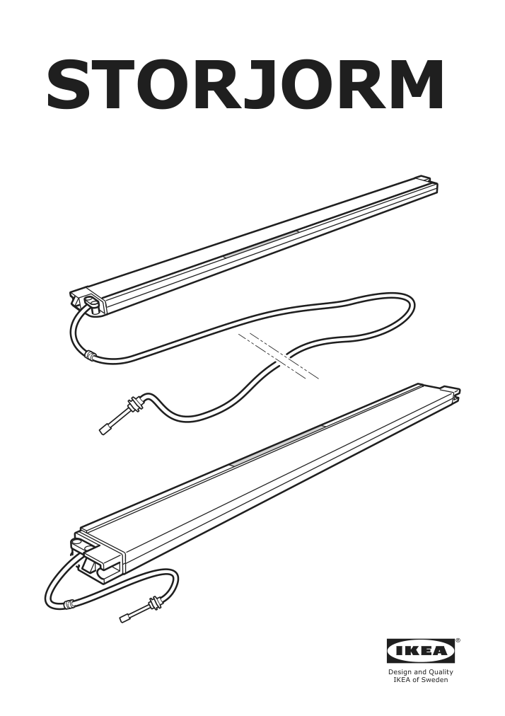 Assembly instructions for IKEA Storjorm mirror cabinet w 2 doors light white | Page 1 - IKEA GODMORGON/TOLKEN / KATTEVIK bathroom furniture, set of 5 393.223.30