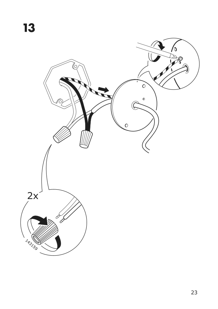 Assembly instructions for IKEA Storjorm mirror cabinet w 2 doors light white | Page 23 - IKEA GODMORGON / ODENSVIK bathroom furniture, set of 5 893.045.12