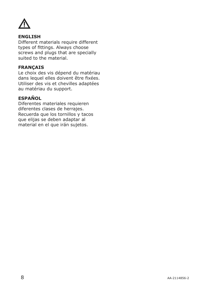 Assembly instructions for IKEA Storjorm mirror cabinet w 2 doors light white | Page 8 - IKEA STORJORM mirror cabinet w/2 doors & light 202.481.18