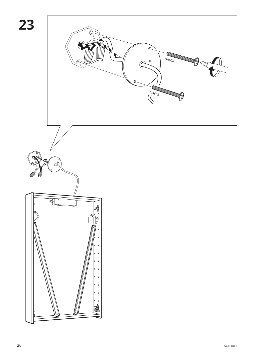 Assembly instructions for IKEA Storjorm mirror cabinet w 2 doors light white | Page 26 - IKEA GODMORGON / BRÅVIKEN bathroom furniture, set of 5 793.043.91