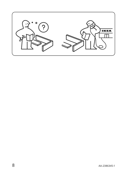 Assembly instructions for IKEA Strala led decorative table lamp battery operated white | Page 8 - IKEA STRÅLA LED decorative table lamp 405.628.47