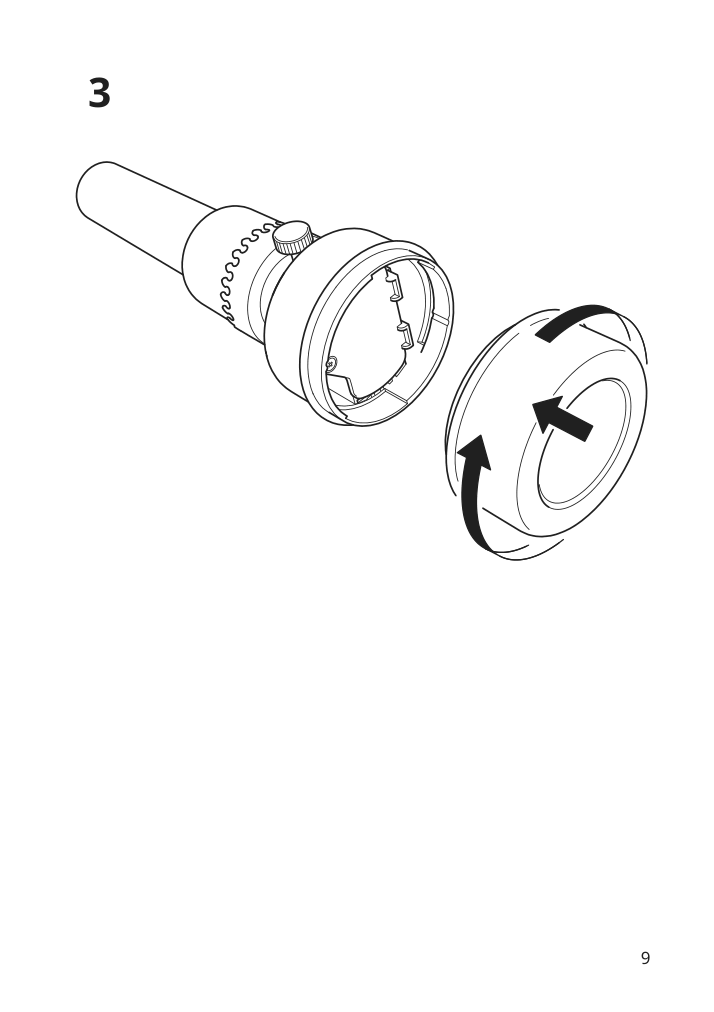 Assembly instructions for IKEA Strala led decorative table lamp glass battery operated dark gray | Page 9 - IKEA STRÅLA LED decorative table lamp 705.629.64