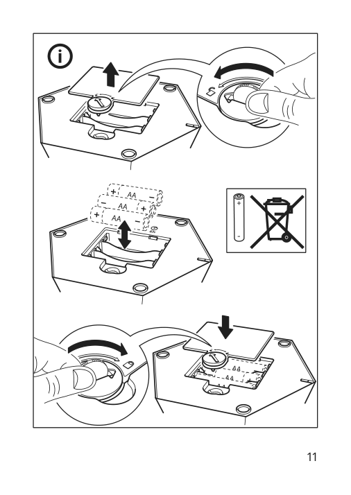 Assembly instructions for IKEA Strala led decorative table lamp tree battery operated | Page 11 - IKEA STRÅLA LED decorative table lamp 905.627.55