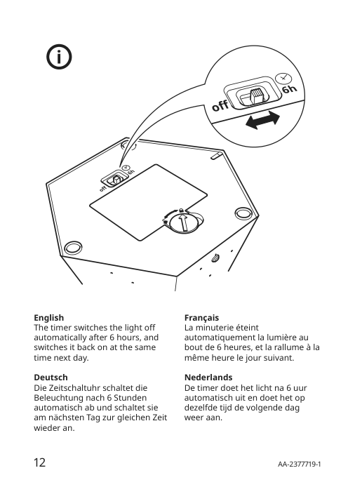 Assembly instructions for IKEA Strala led decorative table lamp tree battery operated | Page 12 - IKEA STRÅLA LED decorative table lamp 905.627.55