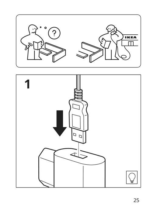 Assembly instructions for IKEA Strala led lighting chain with 100 lights black | Page 25 - IKEA STRÅLA LED lighting chain with 100 lights 005.631.89