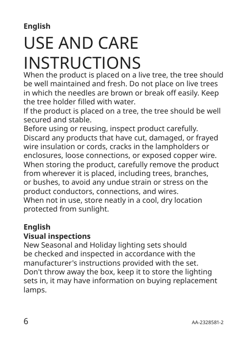 Assembly instructions for IKEA Strala led lighting chain with 100 lights black | Page 6 - IKEA STRÅLA LED lighting chain with 100 lights 005.631.89