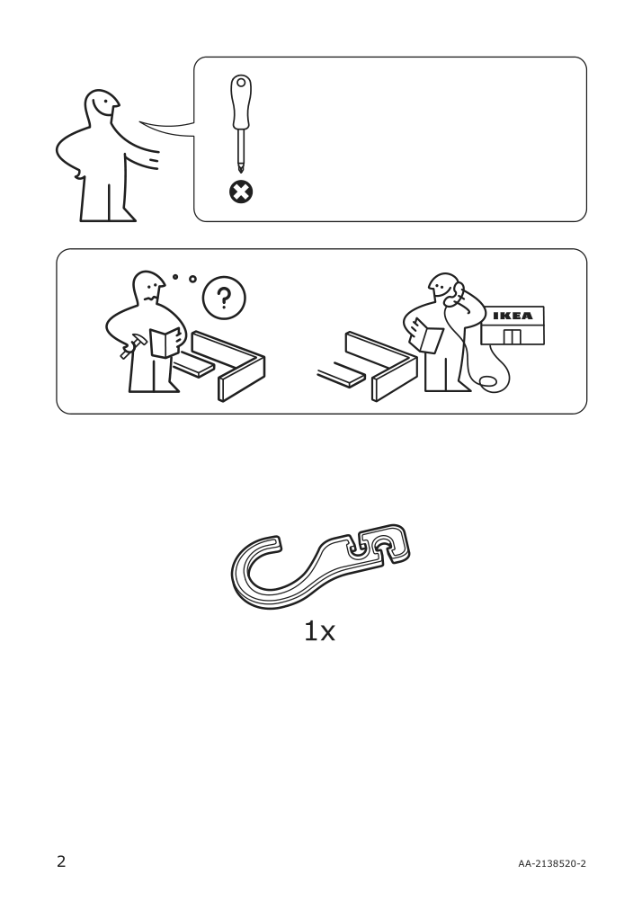 Assembly instructions for IKEA Strala led pendant lamp battery operated candy cane | Page 2 - IKEA STRÅLA LED pendant lamp 104.430.78