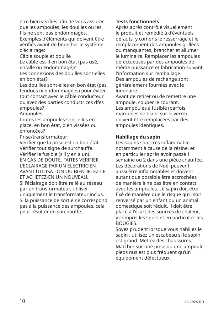 Assembly instructions for IKEA Strala led string light with 24 lights candle shaped with clip | Page 10 - IKEA STRÅLA LED string light with 24 lights 405.025.42