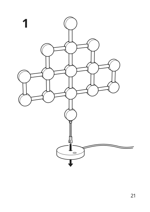 Assembly instructions for IKEA Strala led table lamp white | Page 21 - IKEA STRÅLA LED table lamp 505.628.56