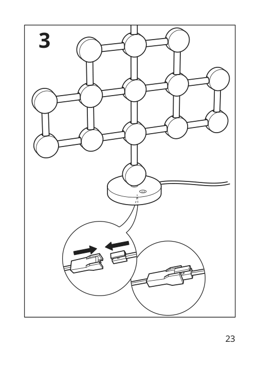 Assembly instructions for IKEA Strala led table lamp white | Page 23 - IKEA STRÅLA LED table lamp 505.628.56