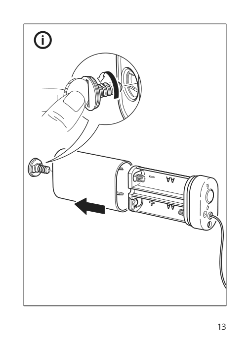 Assembly instructions for IKEA Strala led wreath battery operated artificial | Page 13 - IKEA STRÅLA LED wreath 505.629.98