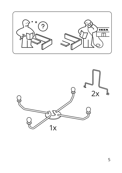 Assembly instructions for IKEA Strala table lamp star shaped white | Page 5 - IKEA STRÅLA table lamp 505.633.18