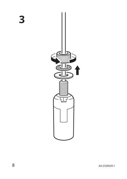 Assembly instructions for IKEA Strala table lamp star shaped white | Page 8 - IKEA STRÅLA table lamp 505.633.18