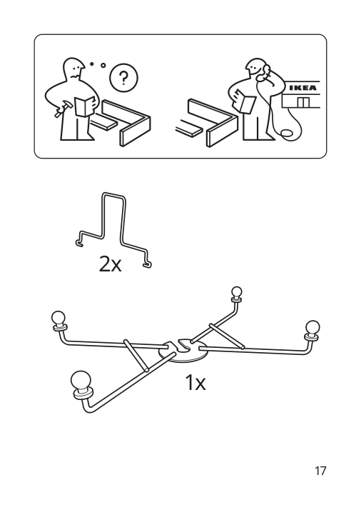 Assembly instructions for IKEA Strala table lamp tree shaped white | Page 17 - IKEA STRÅLA table lamp 405.629.65