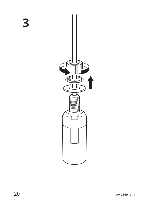 Assembly instructions for IKEA Strala table lamp tree shaped white | Page 20 - IKEA STRÅLA table lamp 405.629.65