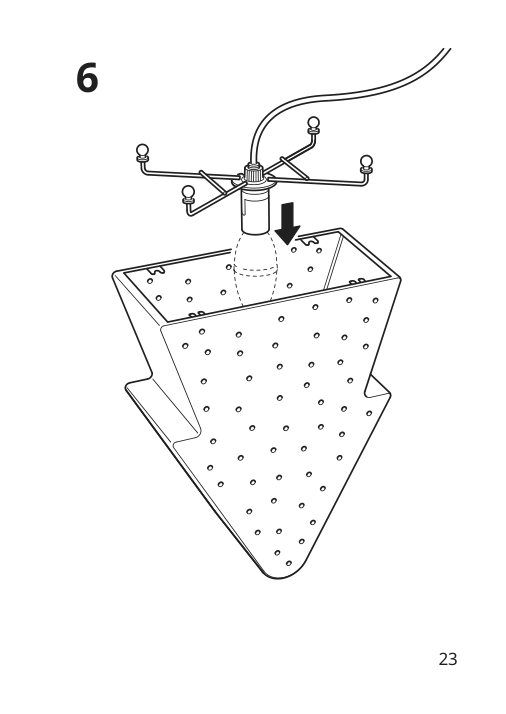 Assembly instructions for IKEA Strala table lamp tree shaped white | Page 23 - IKEA STRÅLA table lamp 405.629.65