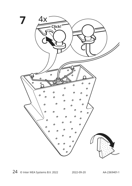 Assembly instructions for IKEA Strala table lamp tree shaped white | Page 24 - IKEA STRÅLA table lamp 405.629.65