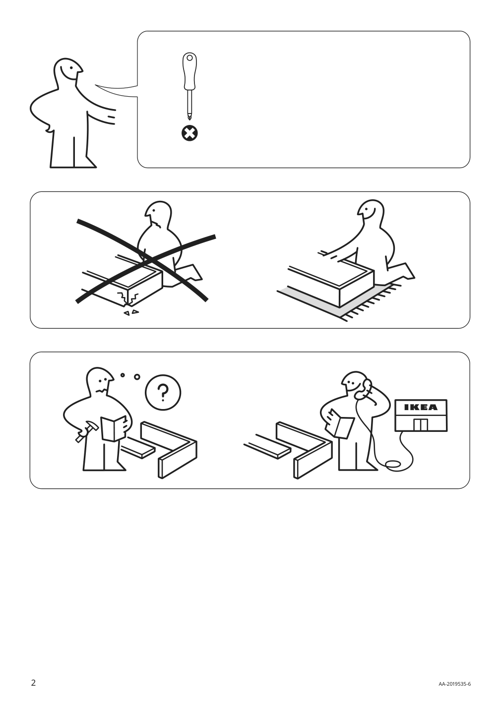 Assembly instructions for IKEA Strandmon wing chair skiftebo yellow | Page 2 - IKEA STRANDMON armchair and ottoman 594.839.06