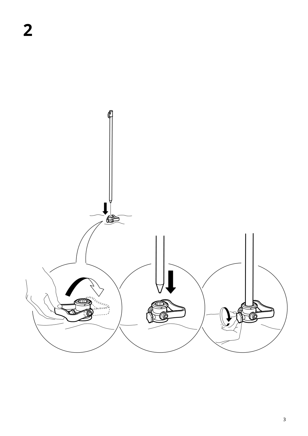 Assembly instructions for IKEA Strandoen umbrella yellow white dotted | Page 3 - IKEA STRANDÖN umbrella 705.227.65