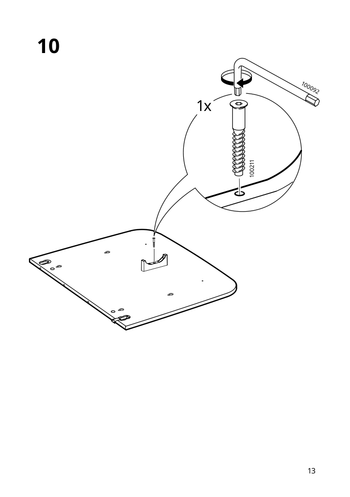 Assembly instructions for IKEA Strandtorp extendable table brown | Page 13 - IKEA STRANDTORP / TOBIAS table and 4 chairs 494.848.93