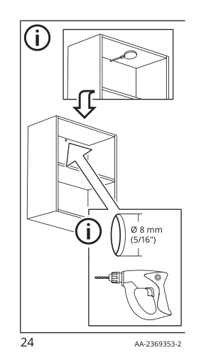 Assembly instructions for IKEA Strimsaev led spotlight white | Page 24 - IKEA BLÅLIDEN / STRIMSÄV glass-door cabinet with lighting 395.229.56