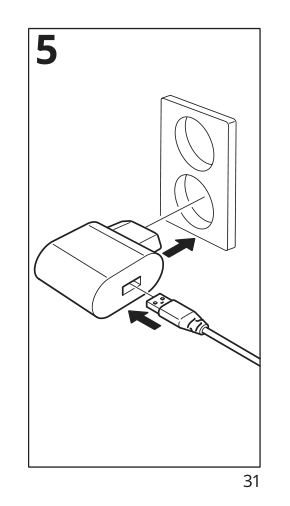 Assembly instructions for IKEA Strimsaev led spotlight white | Page 31 - IKEA BLÅLIDEN / STRIMSÄV glass-door cabinet with lighting 395.229.56