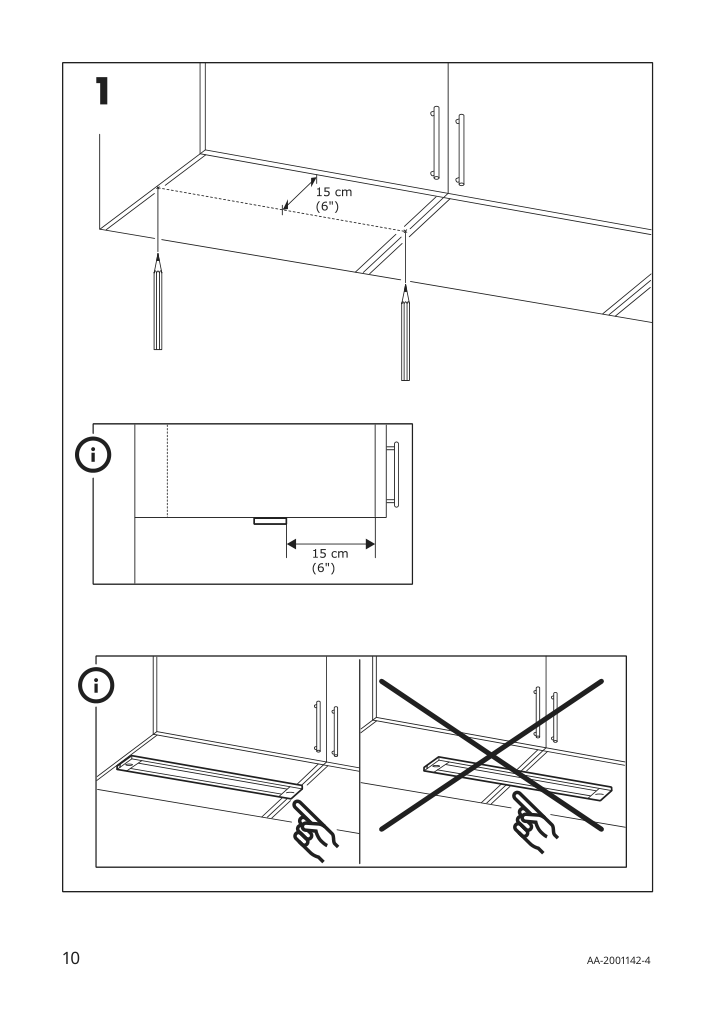 Assembly instructions for IKEA Stroemlinje led countertop light white | Page 10 - IKEA STRÖMLINJE LED countertop light 103.517.09