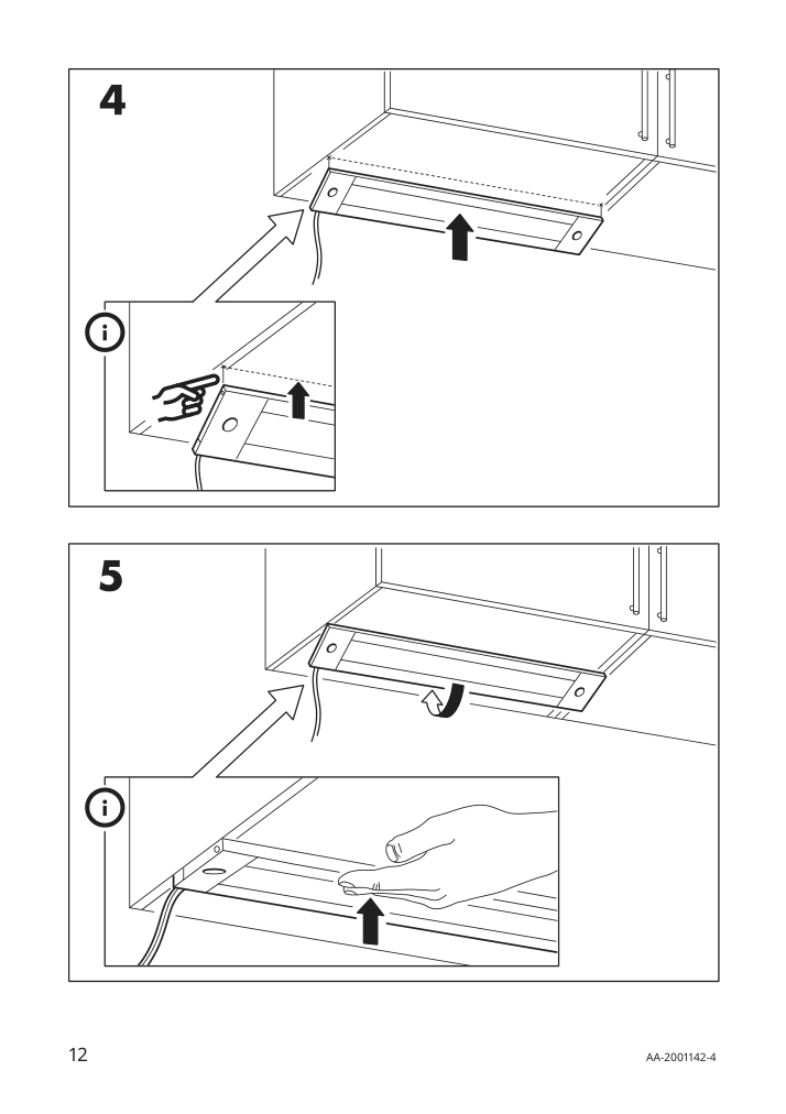 Assembly instructions for IKEA Stroemlinje led countertop light white | Page 12 - IKEA STRÖMLINJE LED countertop light 103.517.09