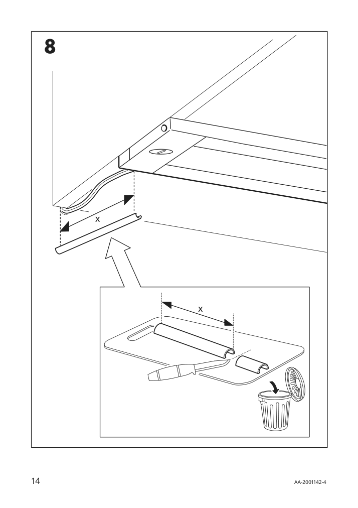 Assembly instructions for IKEA Stroemlinje led countertop light white | Page 14 - IKEA STRÖMLINJE LED countertop light 103.517.09