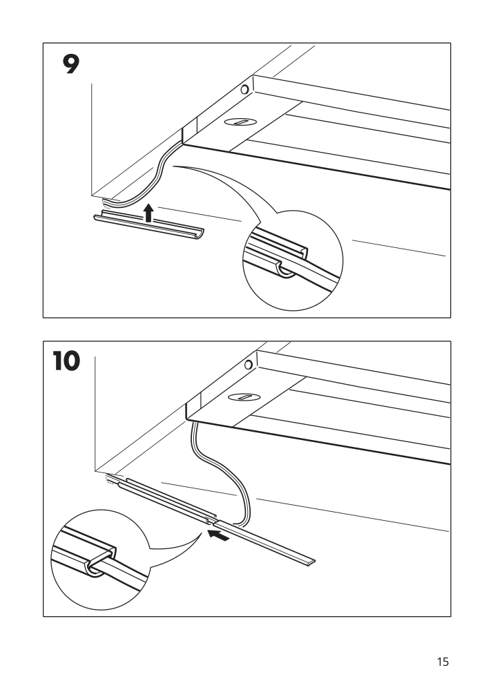 Assembly instructions for IKEA Stroemlinje led countertop light white | Page 15 - IKEA STRÖMLINJE LED countertop light 103.517.09