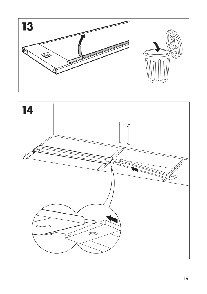 Assembly instructions for IKEA Stroemlinje led countertop light white | Page 19 - IKEA STRÖMLINJE LED countertop light 103.517.09